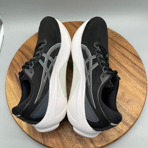 Asics Gel Kayano 30 Shoes Mens 12 WIDE Black Running Comfort Walking Gym Sneaker